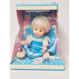 Vintage Nasco Baby JoAnn‎ Doll in Box She Drinks & Wets Hong Kong USA